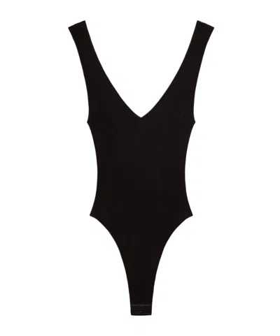 Golden Goose V-neck Jumpsuit In Black