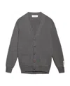 Golden Goose Cotton V-necked Cardigan In Black