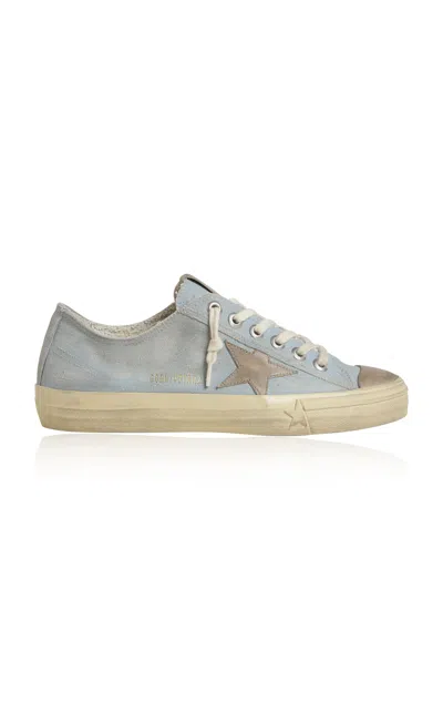 Golden Goose V-star 2 Canvas Sneaker In Blue