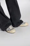 Golden Goose ‘v-star 2' Lace-up Sneakers In Silver