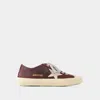 Golden Goose Superstar Leather Glitter Low-top Sneakers In Red