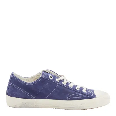 Golden Goose Men's V-star 2 Suede Sneakers In Blue