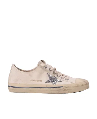 GOLDEN GOOSE GOLDEN GOOSE DELUXE BRAND V-STAR GLITTERED SNEAKERS