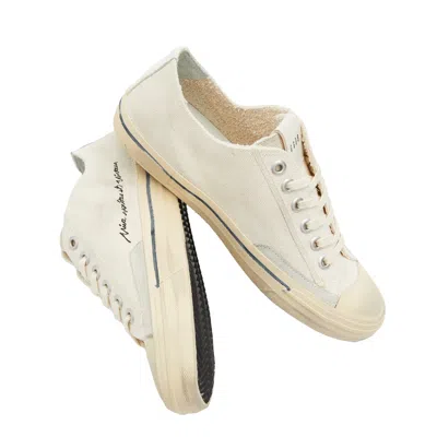 Golden Goose V-star Canvas Sneakers In White