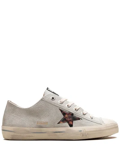 Golden Goose V-star "ice/brown/black" Sneakers In Grey
