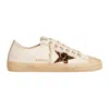 Golden Goose V-star Ltd Horsy Leopard Star And Silver Heel Tab Women's Sneakers In Multi