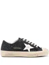 Golden Goose Lvr Exclusive Super-star Glitter Sneaker In Black