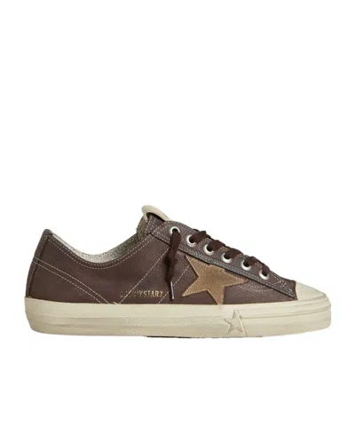 Golden Goose Star V-star 2 Lace-up Sneakers In Brown