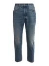 Golden Goose Happy Jeans In Medium Wash