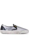 Golden Goose Vce Sneakers In Silver