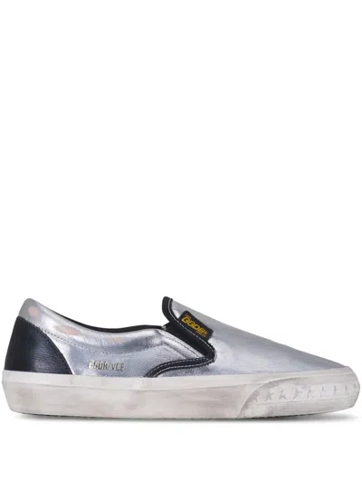 Golden Goose Vce Sneakers In Silver