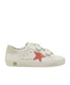 Golden Goose Velcro Sneakers In White