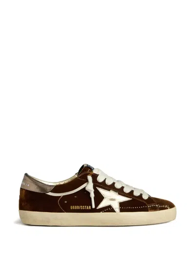 Golden Goose Unisex Super Star Velvet Sneakers In Multi