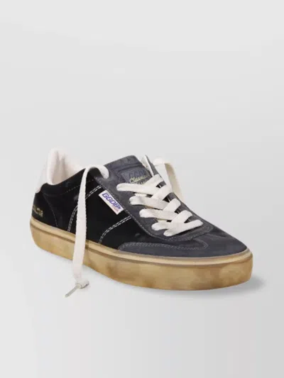 Golden Goose Velvet Suede Low-top Sneakers Rubber Sole