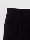 Golden Goose Velvet Trousers Elasticized Waist In Black