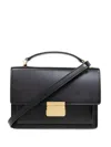 Golden Goose Venezia Bag Palmellato Leather Body Gold Metal Details Bags In Black