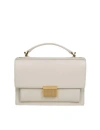 Golden Goose Venezia Bag In Butter-colored Boarded Leather With Gold Details In Gray