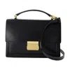 Golden Goose Venezia Bag Palmellato Leather Body Gold Metal Details Bags In Black