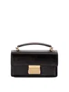 Golden Goose 'venezia' Black Hangbag With Adjustable And Removable Shoulder Strap And Clasp Closure In Black
