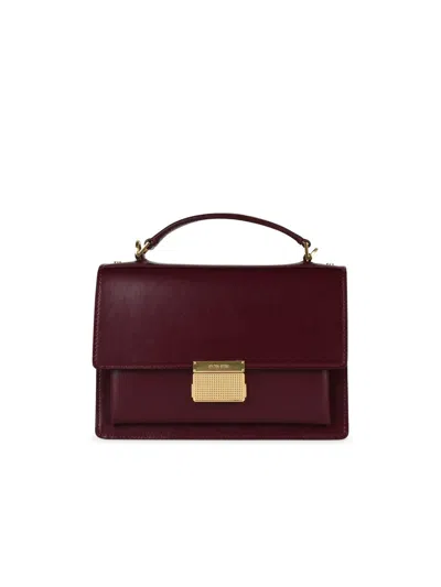 Golden Goose Venezia Bag In Burgundy Palmellata Lear In Multicolor