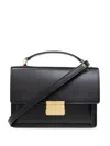 Golden Goose Venezia Bag Palmellato Leather Body Gold Metal Details Bags In Black