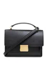 Golden Goose Venezia Bag Palmellato Leather Body Gold Metal Details Bags In Black