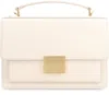 Golden Goose Venezia Flap Leather Crossbody Bag In White