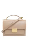 Golden Goose Venezia Flap Leather Crossbody Bag In Neutral