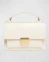 Golden Goose Venezia Flap Leather Crossbody Bag In Butter