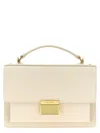 Golden Goose Venezia Bag In Butter-colored Boarded Leather With Gold Details In Gray