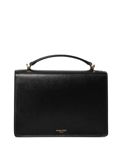 Golden Goose Venezia Leather Handbag In Black