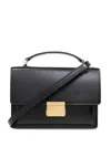Golden Goose Venezia Leather Top Handle Bag In Black