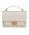 Golden Goose Venezia Bag In Butter-colored Boarded Leather With Gold Details In Gray