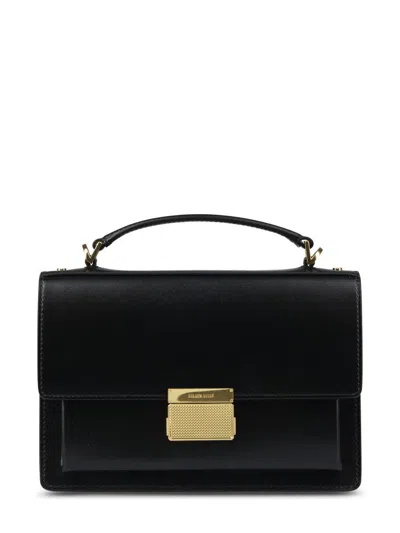 Golden Goose Venezia Palmellato Leather Shoulder Bag In Black