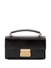 Golden Goose 'venezia' Black Hangbag With Adjustable And Removable Shoulder Strap And Clasp Closure In Black