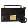 Golden Goose 'venezia' Black Hangbag With Adjustable And Removable Shoulder Strap And Clasp Closure In Black