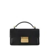 Golden Goose 'venezia' Black Hangbag With Adjustable And Removable Shoulder Strap And Clasp Closure In Black