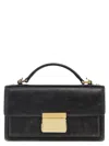 Golden Goose Calf Leather Venezia Tote Bag In Black