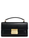 Golden Goose 'venezia' Black Hangbag With Adjustable And Removable Shoulder Strap And Clasp Closure In Black