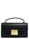 Golden Goose 'venezia' Black Hangbag With Adjustable And Removable Shoulder Strap And Clasp Closure In Black