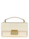 Golden Goose Venezia Shoulder Bag In Beige Leather In White