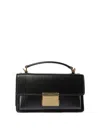 Golden Goose 'venezia' Black Hangbag With Adjustable And Removable Shoulder Strap And Clasp Closure In Black