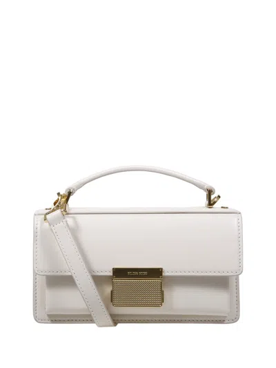Golden Goose Venezia Small Palmellato Leather Body Bag In White