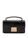 Golden Goose Calf Leather Venezia Tote Bag In Black