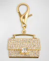 Golden Goose Crystal-embellished Venice-bag-charm Keyring In Gold