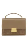 Golden Goose Small Venezia Leather Top Handle Bag In Brown