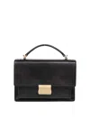 Golden Goose Venezia Bag Palmellato Leather Body Gold Metal Details Bags In Negro