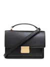 Golden Goose Venezia Bag Palmellato Leather Body Gold Metal Details Bags In ブラック