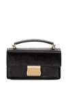 Golden Goose 'venezia' Black Hangbag With Adjustable And Removable Shoulder Strap And Clasp Closure In Black