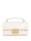 Golden Goose Venezia Small Flap Leather Crossbody Bag In White